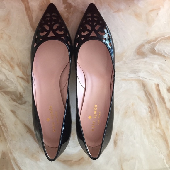 Kate spade patent leather kitten heal pumps - Picture 4 of 4
